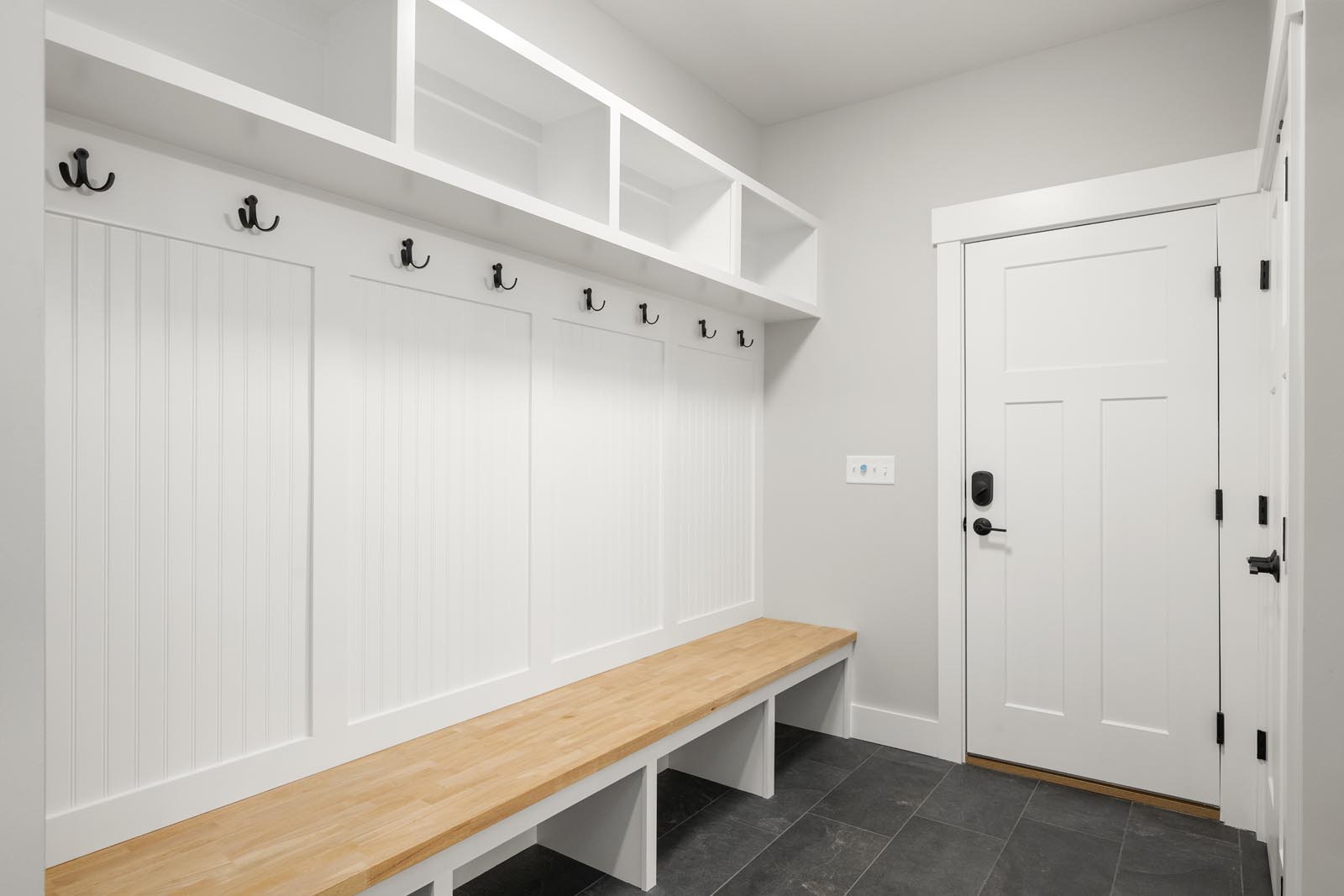 Custom home living space